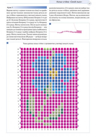 Кольє, сережки та браслети з бісеру